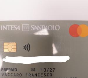 CS824/2024  INTESA SAN PAOLO PREPAID CARD
